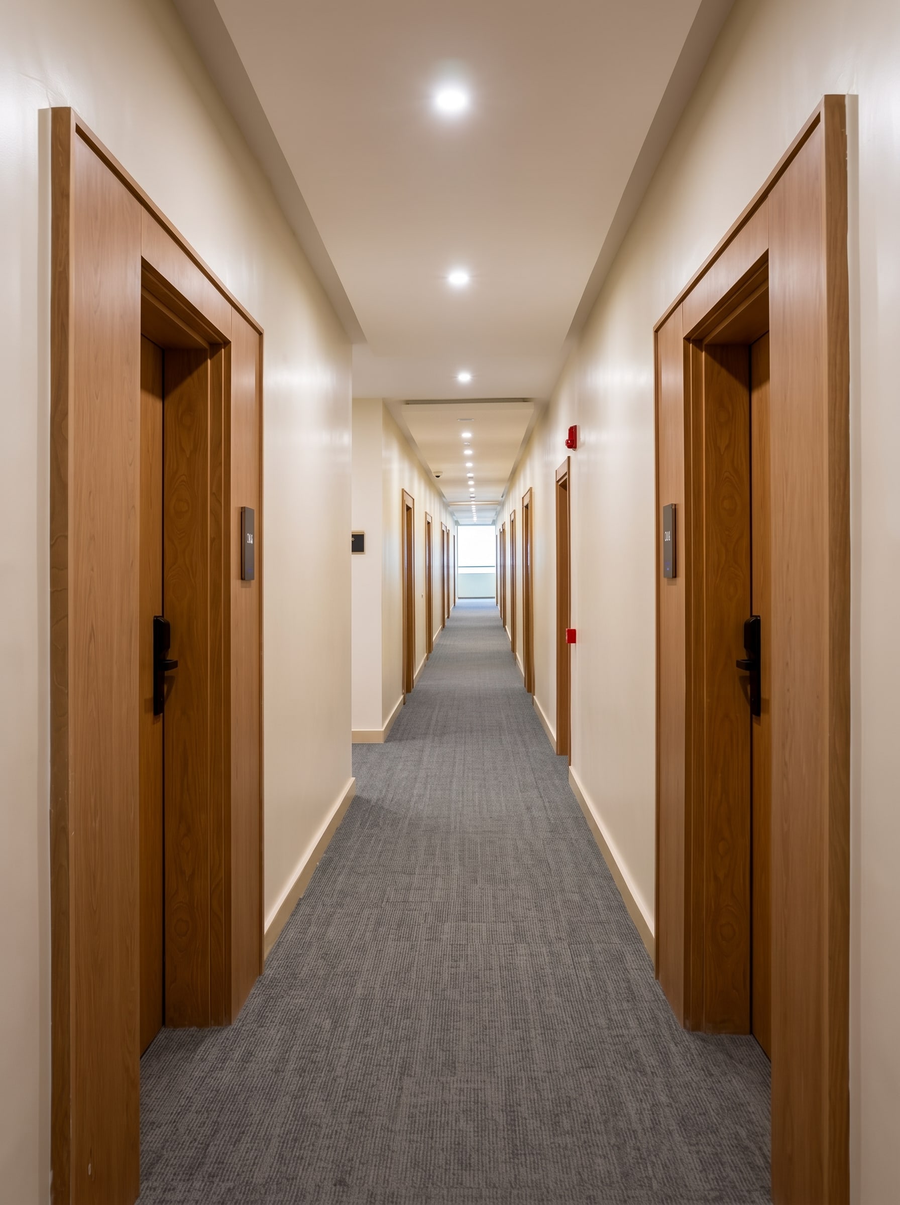 Guest room corridor at The Hill Station